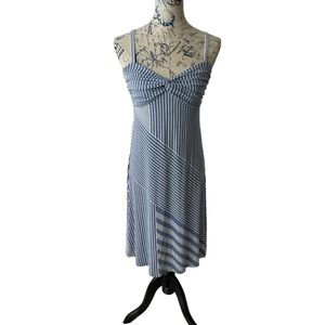 Blue Striped Women's Dress